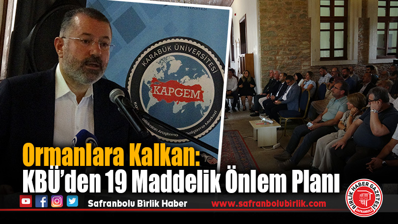 KBÜ’den Orman Yangınlarına Karşı Politika Hamlesi