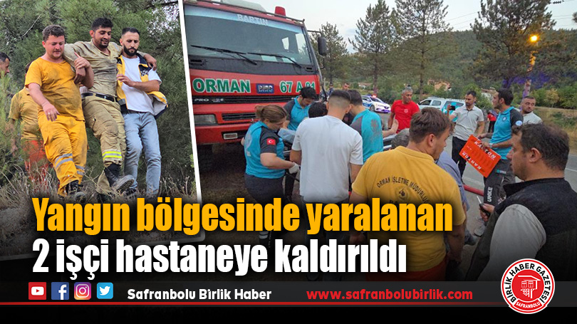 Kontrol Altına Alınan Yangında 2 İşçi Hastanelik Oldu