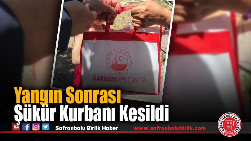 Karabük Belediyesi Şükür Kurbanı Kestirdi, Etler İhtiyaç Sahiplerine Ulaştırıldı