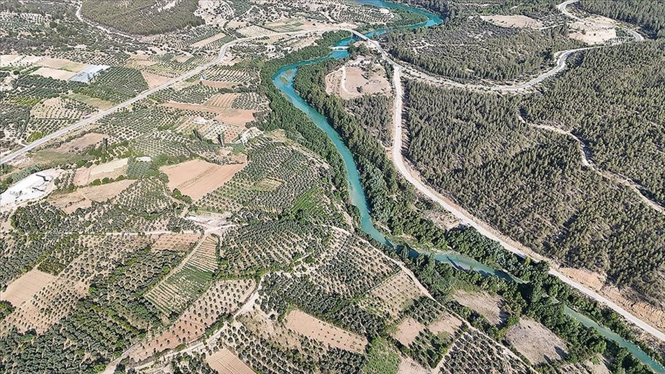 Kuraklıktan etkilenen zeytin bahçeleri devlet desteğiyle kurulan sulama sistemiyle hayat buluyor