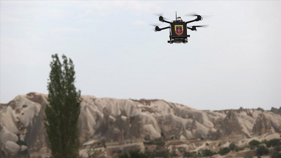 Nevşehir’de bir firma etkin ve hızlı müdahale için “Asayiş dronu” üretti