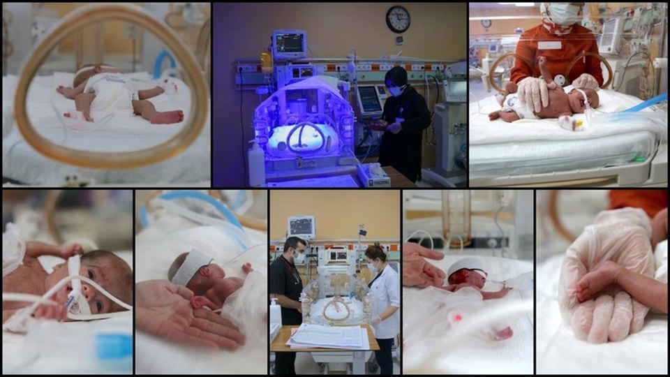 Prematüre bebekler, sağlık çalışanlarının çabasıyla hayata tutunuyor