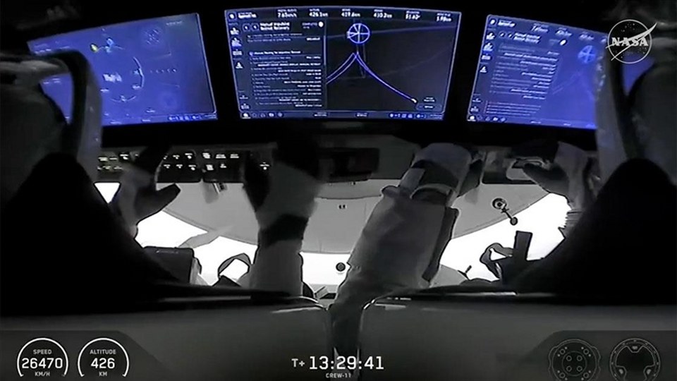 NASA’nın Crew-11 ekibi, 15 saatlik yolculuğun ardından ISS’ye ulaştı