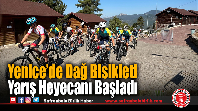 Yenice’de 15. Uluslararası Dağ Bisikleti Yarışması Başladı