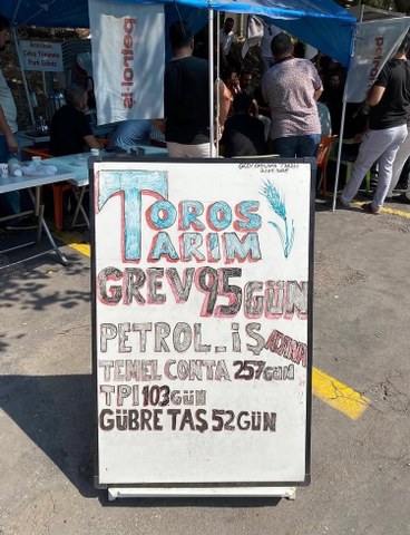 Toros Tarım işçileri 95 gündür grevde