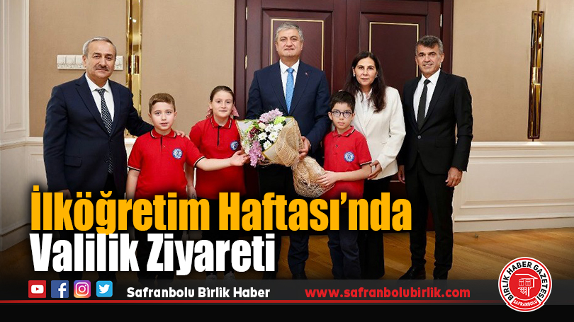 Karabük Valisi Mustafa Yavuz, Öğretmen ve Öğrencileri Makamında Kabul Etti