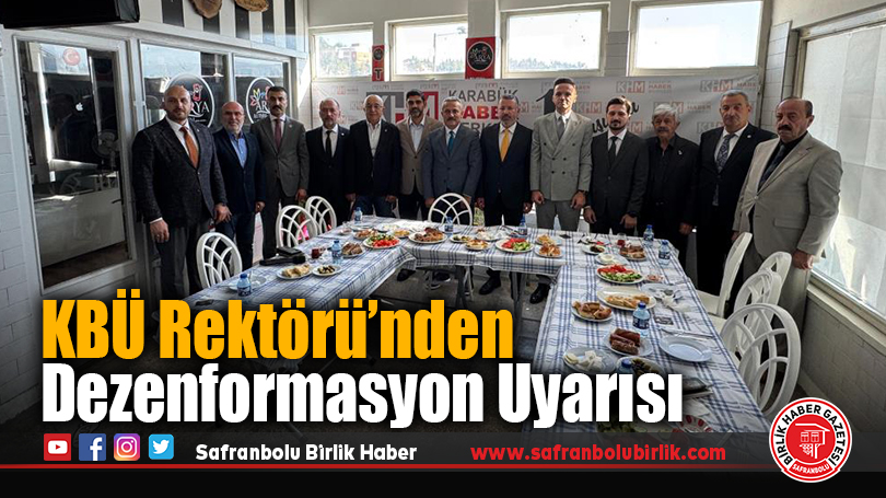 KBÜ Rektörü’nden Dezenformasyon Uyarısı