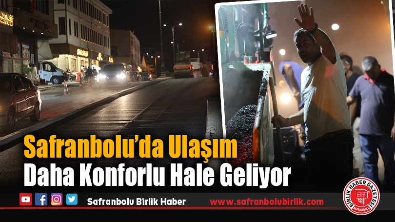 Çelik Gülersoy Caddesi’nde Asfalt Yenileme Çalışması Tamamlandı