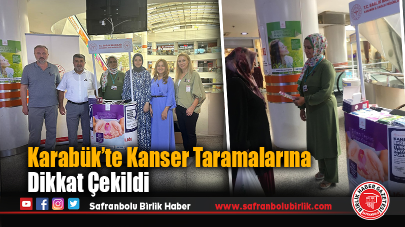 Karabük’te Halk Sağlığı Haftası’nda “Kanserde Erken Teşhis Hayat Kurtarır” Etkinliği
