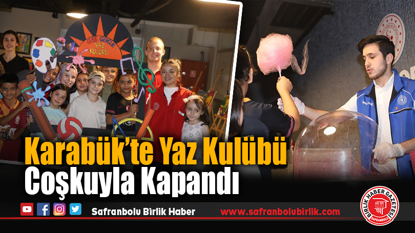 Karabük Gençlik Merkezi Yaz Kulübü Kapanış Programı Coşkuyla Yapıldı