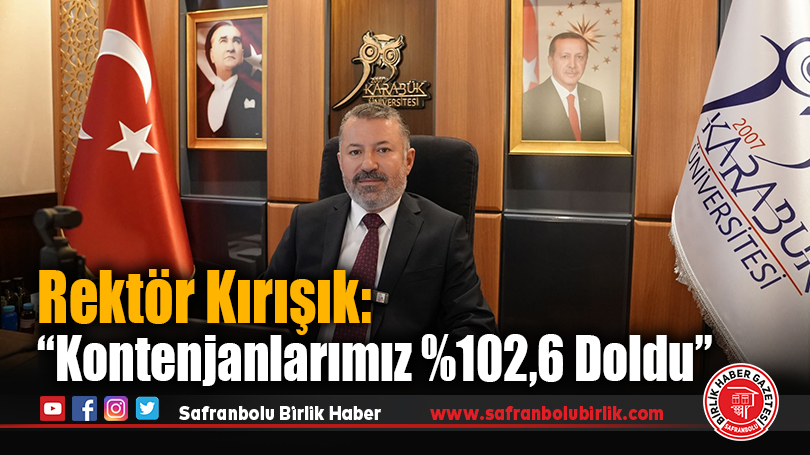 Rektör Kırışık, Akit TV’de KBÜ’nün Başarılarını ve Hedeflerini Anlattı