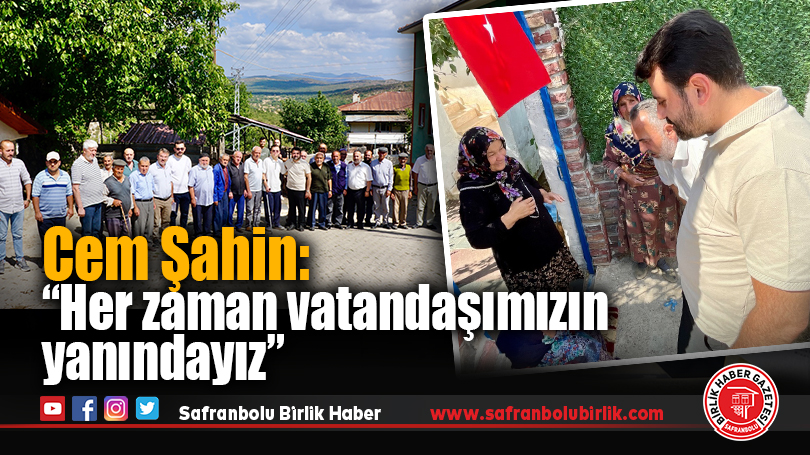 Milletvekili Şahin, Eflani’de köy ziyaretlerinde bulundu