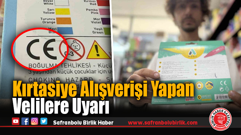 Veliler Kırtasiyelere Akın Etti, Sağlıklı Ürün Uyarısı Yapıldı