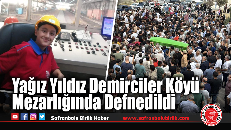KARDEMİR’de İş Kazasında Hayatını Kaybeden Stajyer Öğrenci Yağız Yıldız Toprağa Verildi