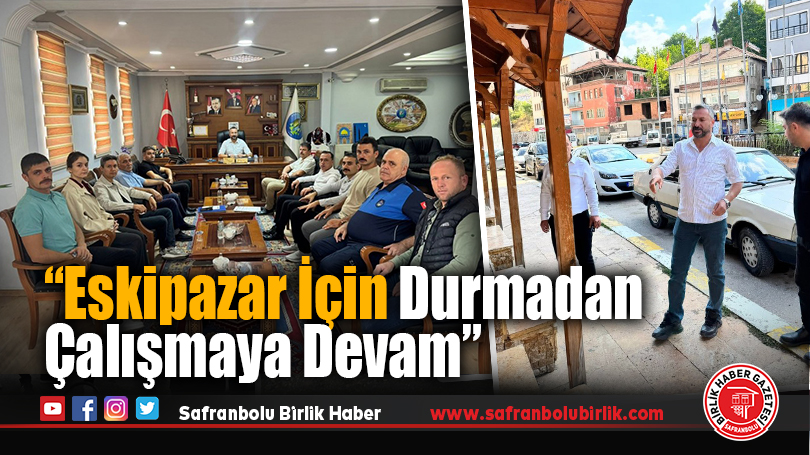 Eskipazar Belediye Başkanı Serkan Cıva Personelle Yeni Haftaya Başladı