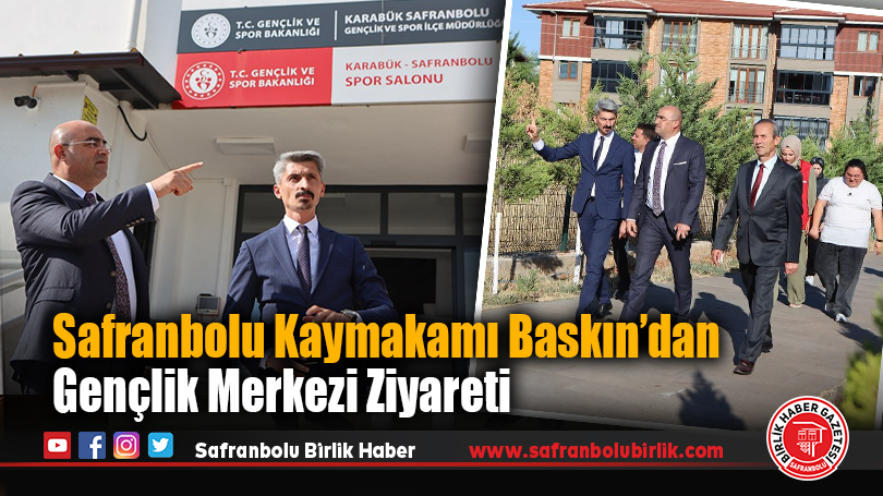 Kaymakam Baskın’dan Gençliğe Destek Ziyareti