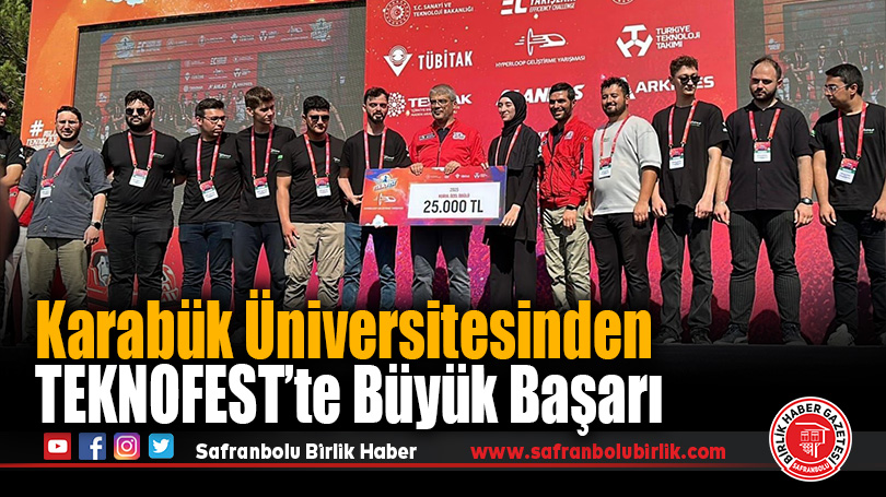 Karabük Üniversitesi Hicaz Hyperloop Takımı TEKNOFEST’te Çifte Ödül Kazandı