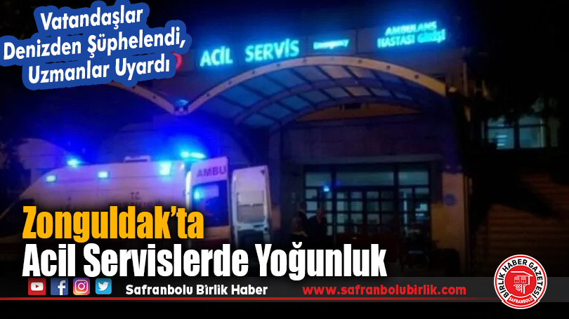 Zonguldak’ta Acil Servislerde Yoğunluk