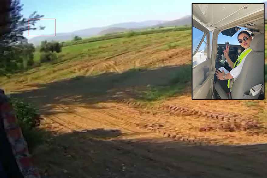 İzmir’deki eğitim uçağı kazasının görüntüsü ortaya çıktı