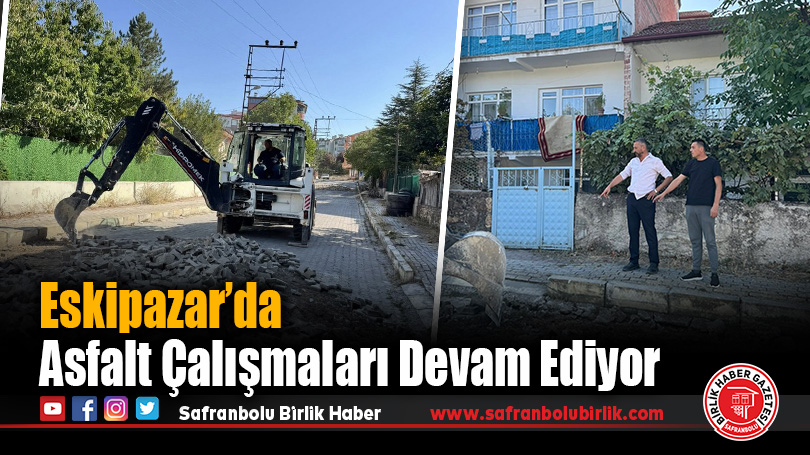 Bahadır Sokak’ta Asfalt Hazırlığı Başladı