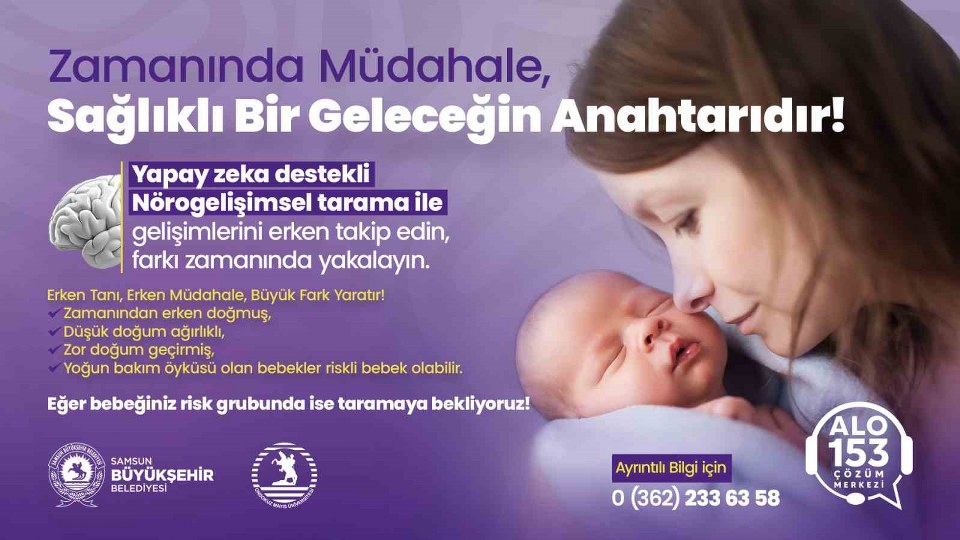 Riskli bebeklere yapay zeka destekli erken müdahale