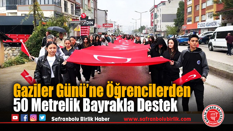 Karabük’te Gaziler Günü Yürüyüşü Coşkuyla Gerçekleşti