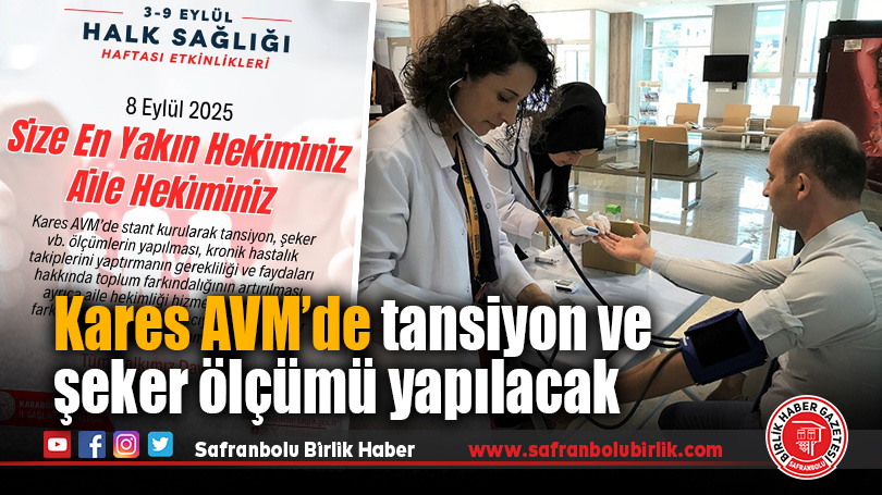 Karabük’te Halk Sağlığı Haftası Etkinliği