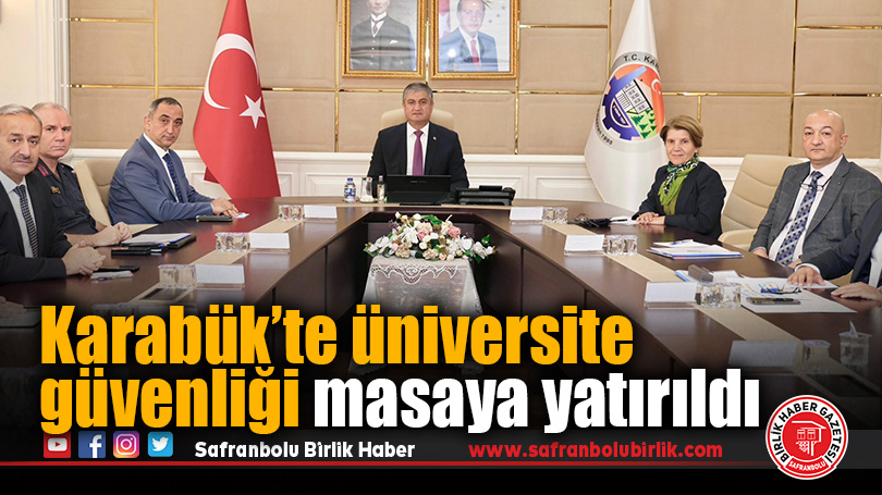 Üniversitelerde Huzur ve Güven Artışı İçin Komisyon Toplantısı