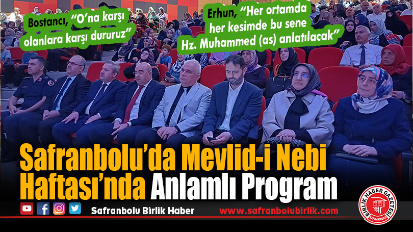 Safranbolu’da Mevlid-i Nebi Haftası’nda anlamlı program