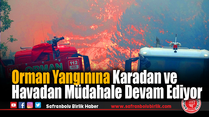 Kastamonu-Karabük sınırında çıkan ikinci yangına müdahale ediliyor