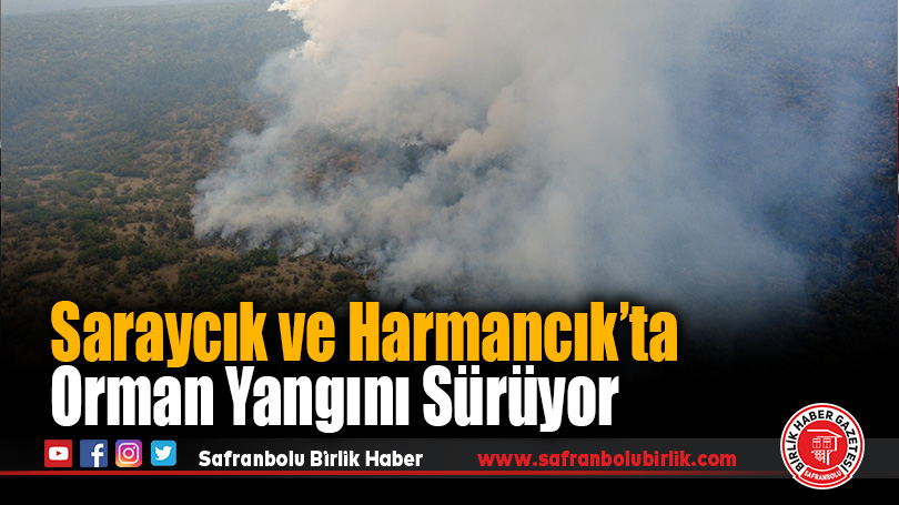 Karabük’te Orman Yangınıyla Mücadele Sürüyor