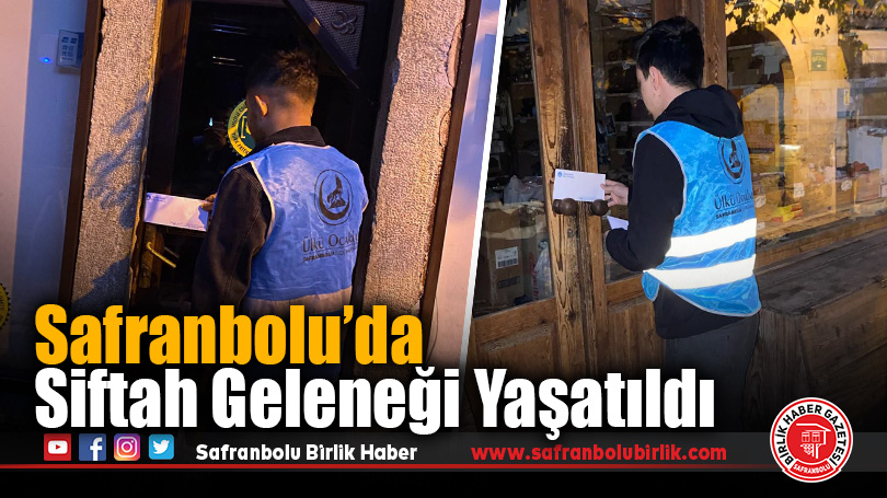Safranbolu Ülkü Ocakları’ndan Esnafa Ahilik Haftası Sürprizi