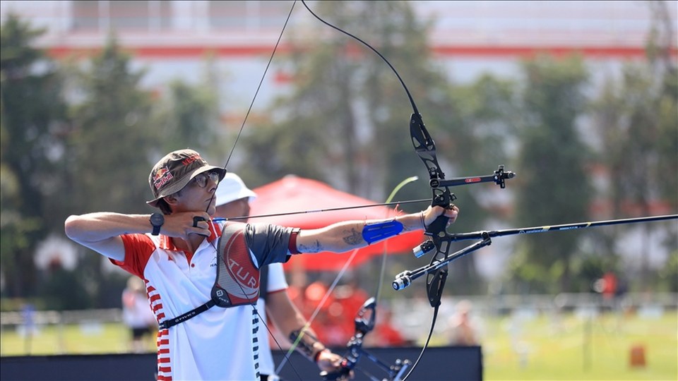 Milli okçular Dünya Şampiyonası sınavında