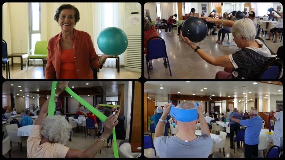 Huzurevinde yaşlıların fiziksel ve ruhsal sağlığı klinik pilatesle destekleniyor