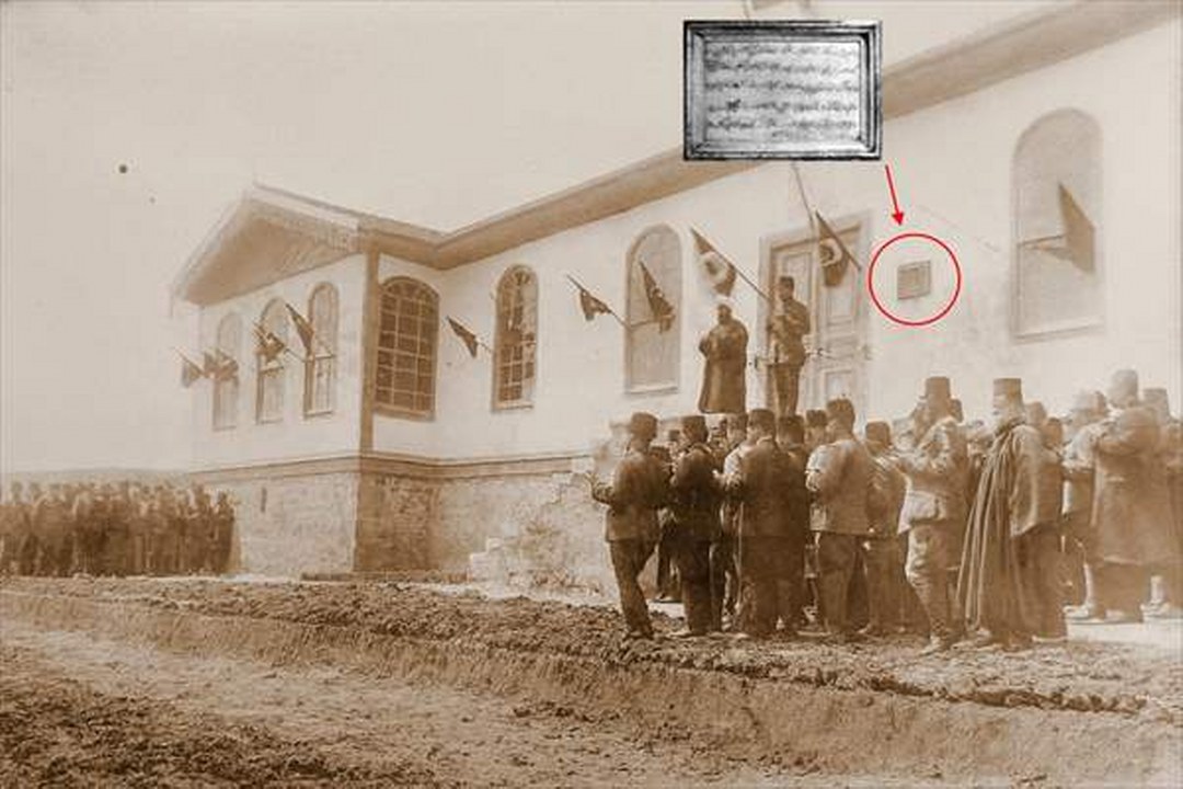 Zonguldak’ta bir okulun Osmanlıca kitabesi bulundu