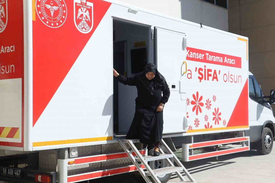 Sivas’ta mobil kanser tarama aracı sayesinde erken tanı oranı artıyor