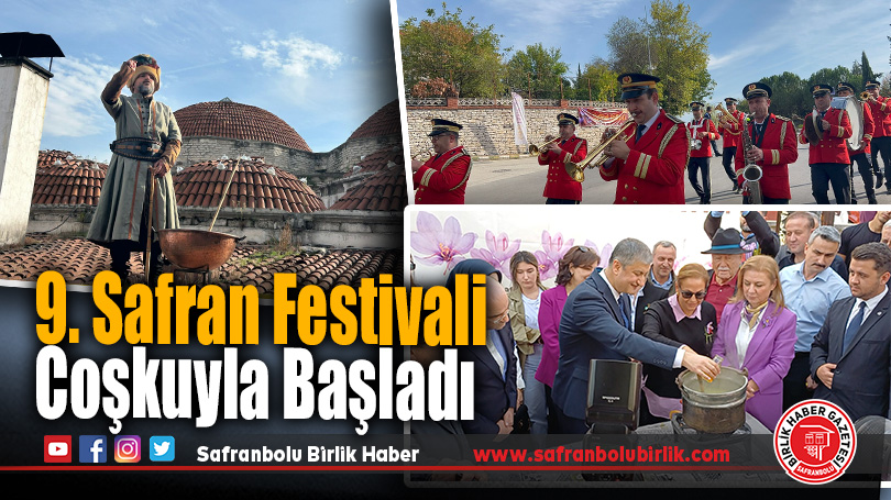 9. Safran Festivali Coşkuyla Başladı