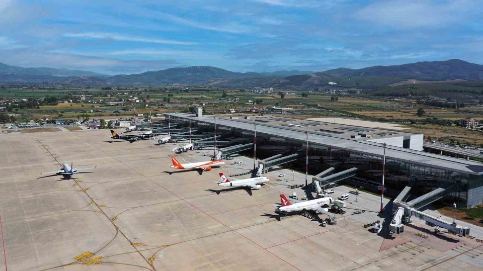 Milas-Bodrum Havalimanı 9 ayda 3 milyon 762 bin yolcuya hizmet verdi