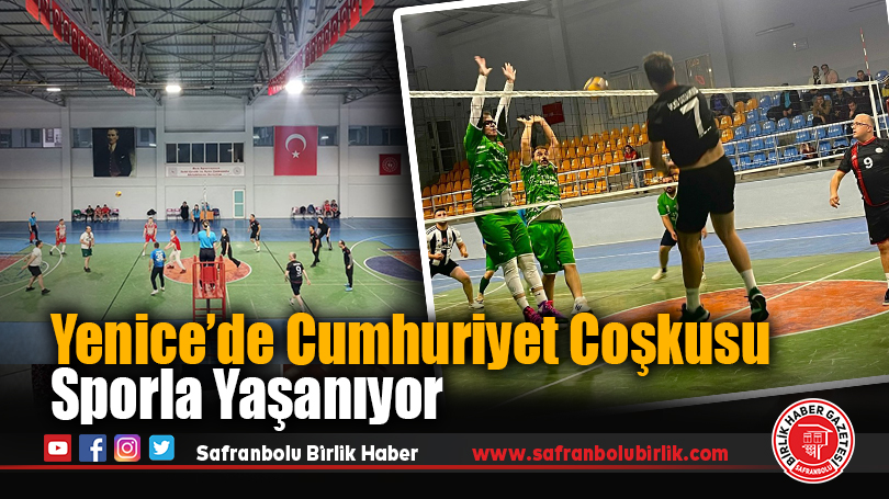 Yenice’de Cumhuriyet Coşkusu Sporla Yaşanıyor