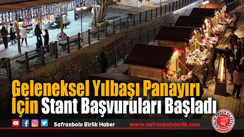 Geleneksel Yılbaşı Panayırı İçin Stant Başvuruları Başladı
