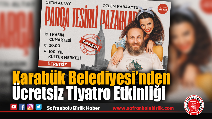 Karabük Belediyesi’nden Kahkaha Dolu Bir Akşam