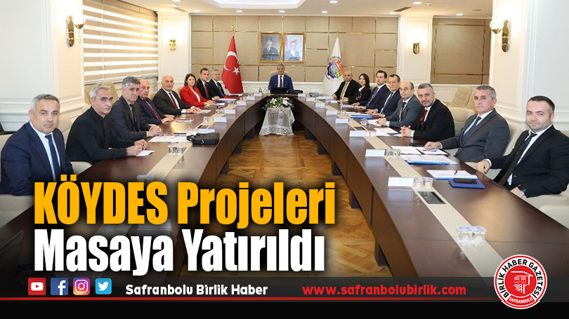 Karabük’te 2025 Yılı KÖYDES Projesi Değerlendirme Toplantısı Gerçekleştirildi