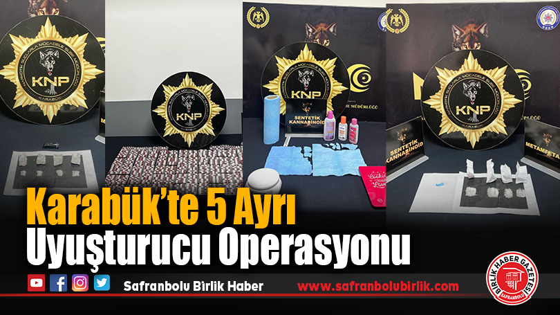 Emniyet güçleri uyuşturucu ticaretine geçit vermiyor: 5 ayrı operasyonda 9 şüpheli yakalandı