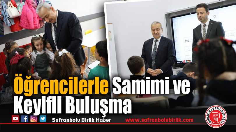 Nevzat Akbaş Belen İlk/Ortaokulu’nu Ziyaret Etti