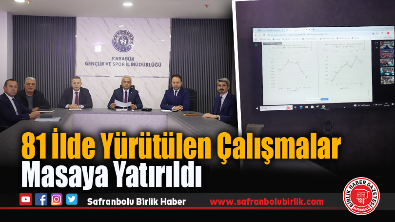 Gençlik ve Spor Bakanlığından İl Karnesi Toplantısı