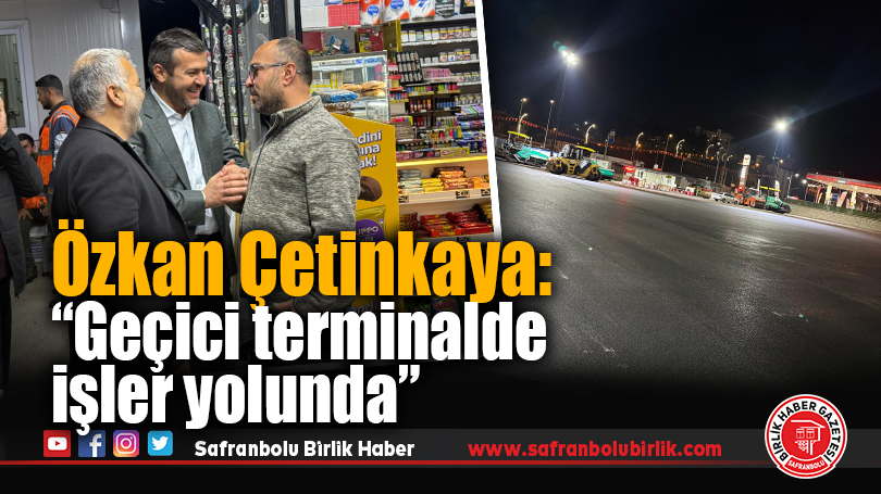 Geçici terminalde hizmetler kesintisiz sürüyor