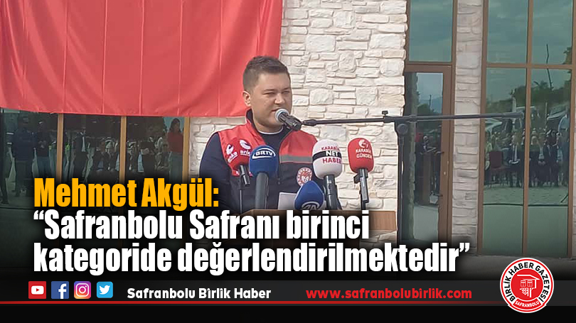 “Safranbolu Safranı birinci kategoride değerlendirilmektedir”