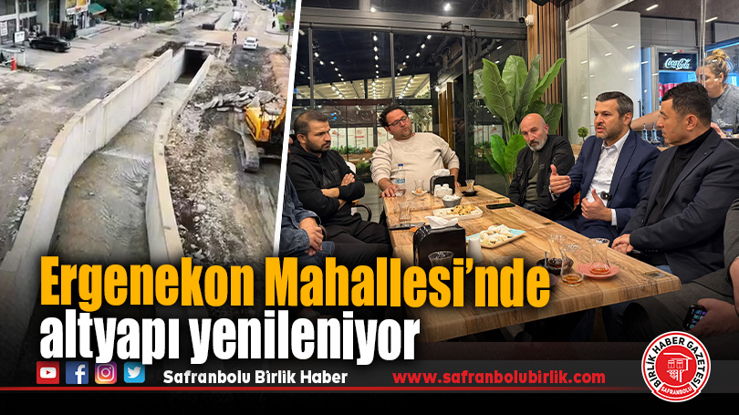 Başkan Çetinkaya Ergenekon Mahallesi’ndeki Çalışmaları İnceledi