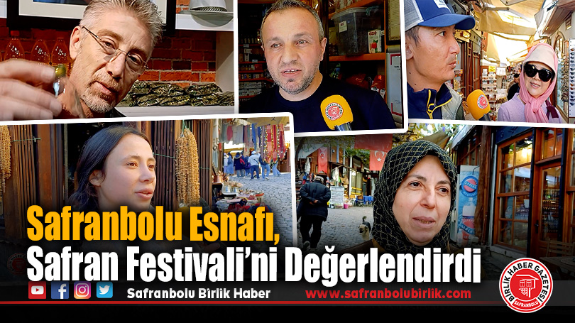 Safranbolu Esnafı, Safran Festivali’ni Değerlendirdi