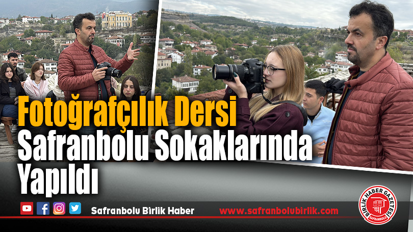 İletişim Fakültesi Öğrencilerinden Tarihi Çarşı’da Fotoğrafçılık Dersi